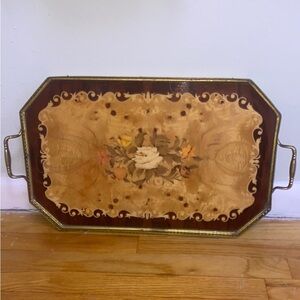 Vintage Italian Marquetry Tray